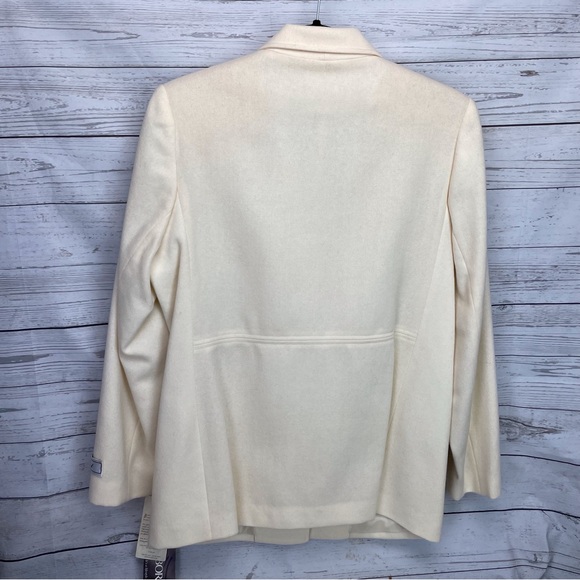 🍁 New Vintage Sag Harbor Wool Blazer Lined Jacket Coat New Old Stock sz 8 - Picture 2 of 9